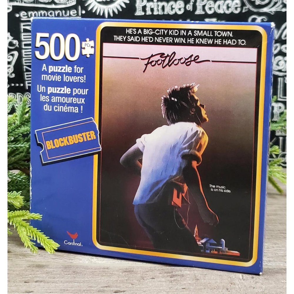 Blockbuster Footloose 500 Piece Puzzle NWT Kevin Bacon🦋